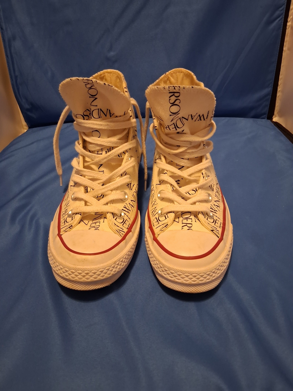 Converse Chuck 70 J.W. Anderson Grid High Top Sneaker White/Black 160808C - Picture 3 of 9
